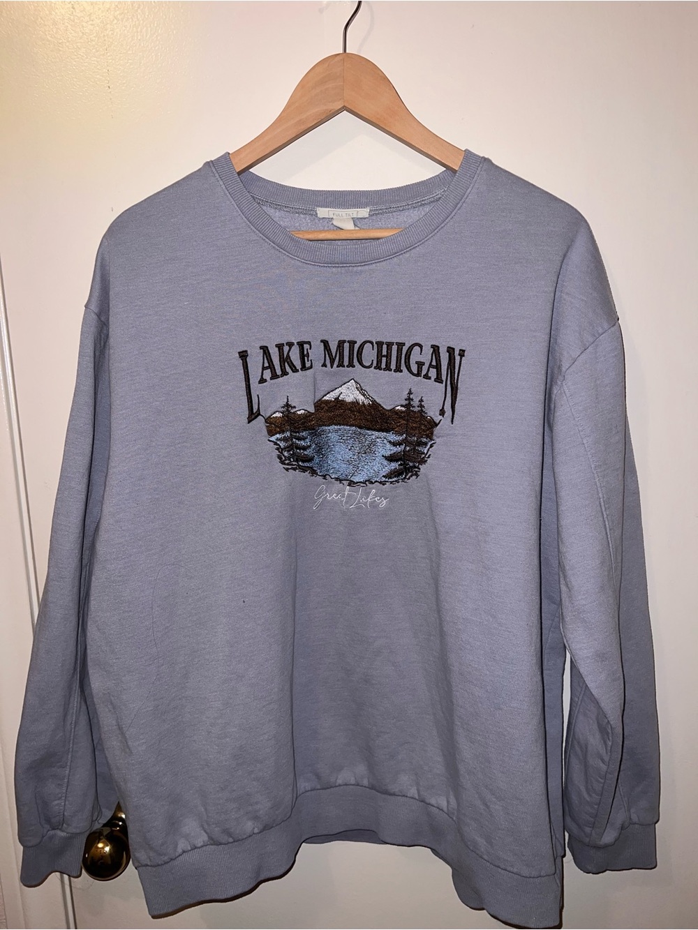 Full Tilt Light Blue Crewneck Sweatshirt